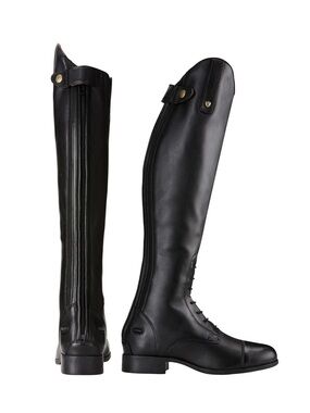 Gently used Ariat Black Heritage Contoured 2 II Tall Riding Boots size 7, 37.5